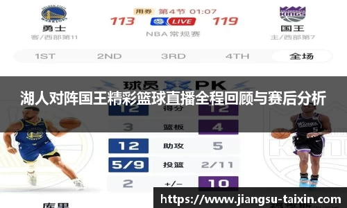 湖人对阵国王精彩篮球直播全程回顾与赛后分析
