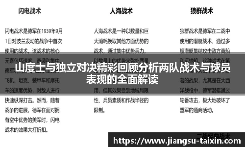 山度士与独立对决精彩回顾分析两队战术与球员表现的全面解读