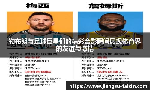 勒布朗与足球巨星们的精彩合影瞬间展现体育界的友谊与激情
